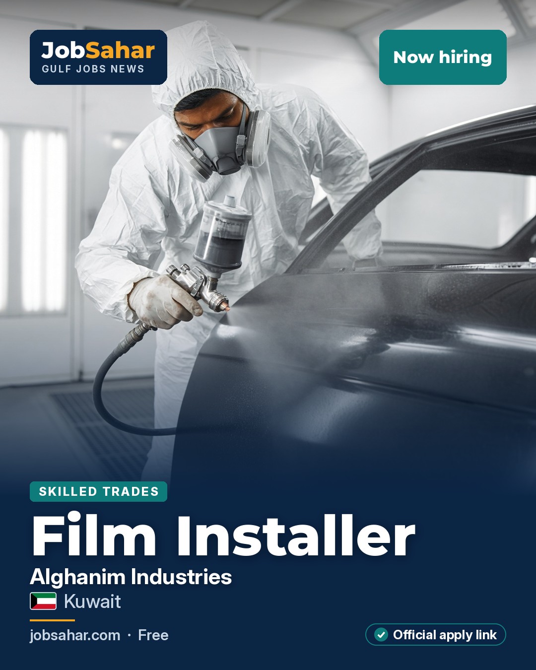 Film Installer (Window & Paint Protection Film) at Alghanim Industries, Kuwait