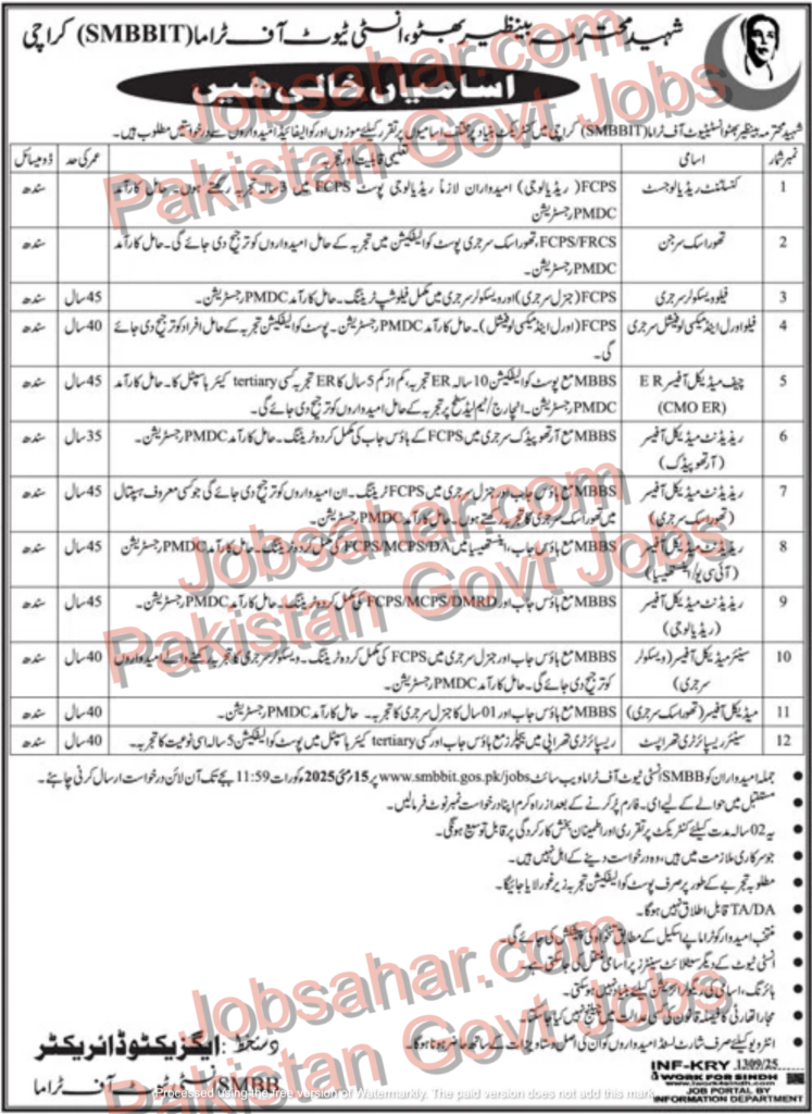 SMBBIT new jobs may 2025 advertisement 
