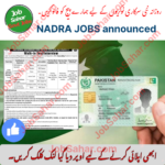 Pakistan NADRA new jobs announced May 2025