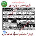 2025 May ترکی میں پاکستانیوں کے لیے نئی ملازمتیں