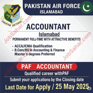 Exciting Career Opportunity with Pakistan Air Force (2025)