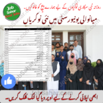 May 2025میانوالی یونیورسٹی میں نئی ​​نوکریاں